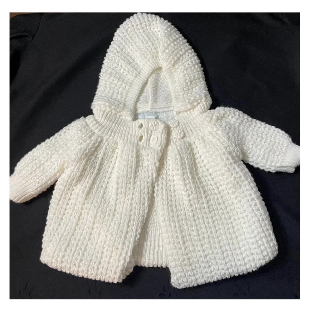 Baby Girls Crocheted Sweater Baby Dove  6-9months